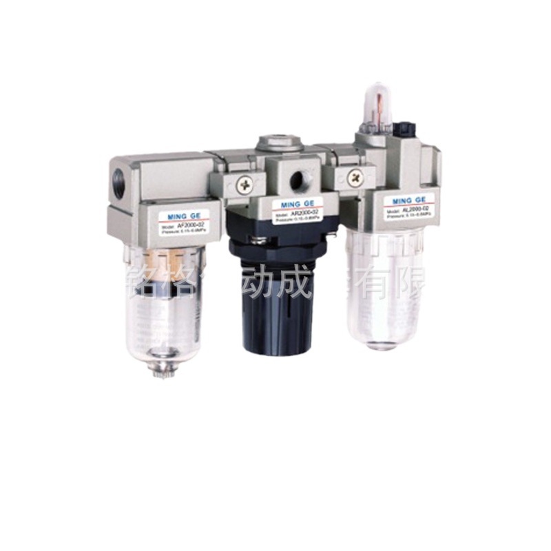 SMC型气源处理器空气过滤组合三联件AC2000油雾器稳压节能高效