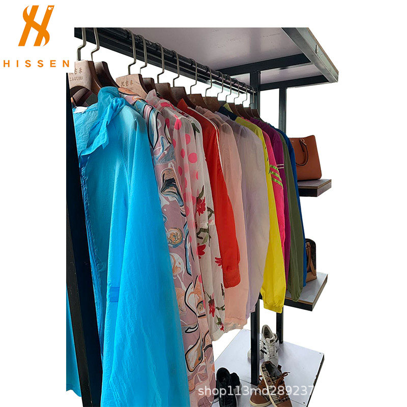 工厂批发出口used clothes sunscreen shirt二手防晒衫热销东南亚