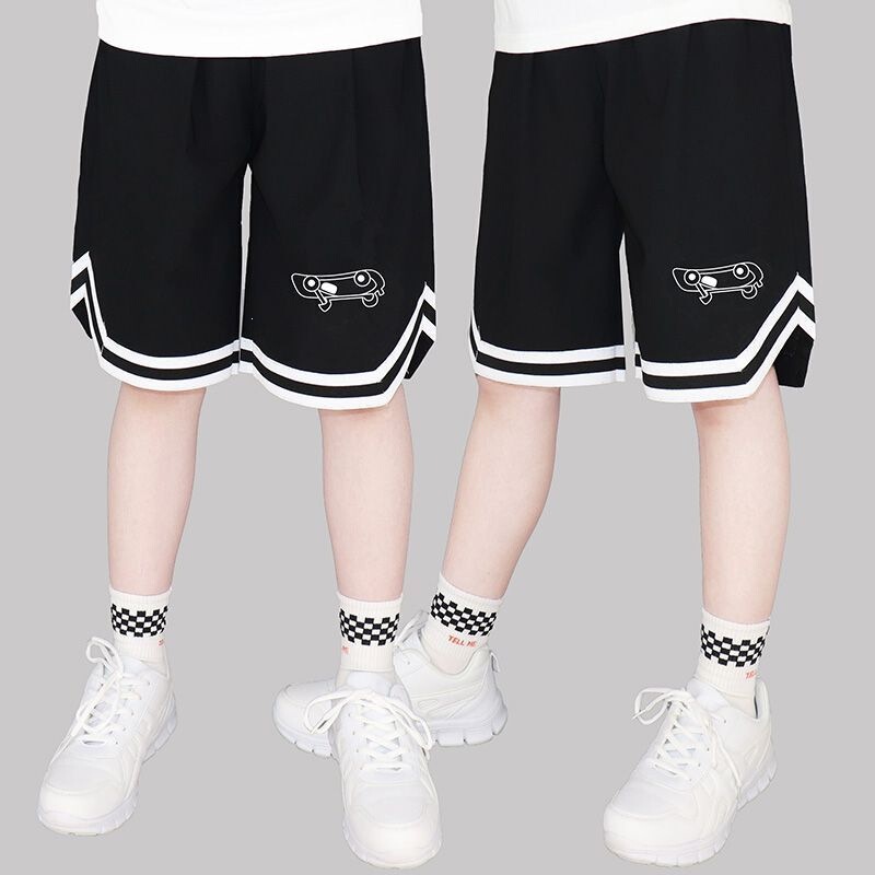 Boys' Summer Thin Quick-Dry Shorts, Ice Silk Mid-Length Pants, Loose Children's Sports Pants, Trendy for Older Kids Boys' Summer Thin Quick-Dry Shorts, Ice Silk Mid-Length Pants, Loose Children's Sports Pants, Trendy for Older Kids