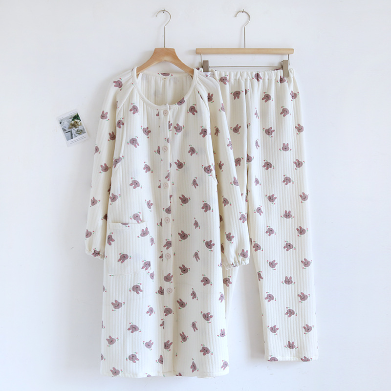 A81 보라색 토끼 에어 코튼 스커트 감금