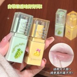 Шелковистый бальзам для губ, увлажняющий блеск для губ, прозрачный демисезонный комплект, помада, с эффектом пухлых губ