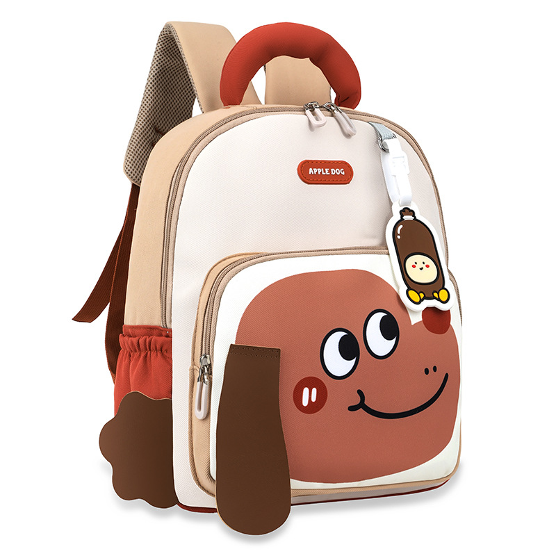 Jardín de infantes mochila infantil caricatura lindo perro impresión mochila para niños y niñas mochila para niños transfronterizos coreanos