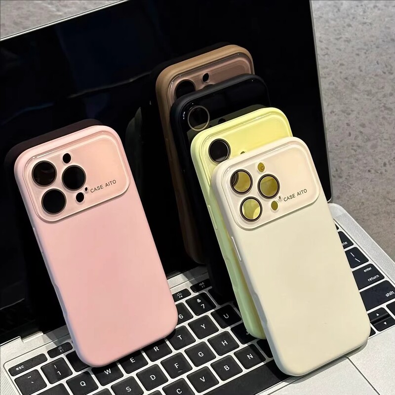 Solid Color Liquid Large Window Case Suitable for iPhone 18 Pro Max, Soft Rubber Skin-Friendly Feel, Simple Design for Apple 16 Solid Color Liquid Large Window Case Suitable for iPhone 18 Pro Max, Soft Rubber Skin-Friendly Feel, Simple Design for Apple 16