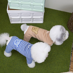 宠物狗狗衣服秋装新款泰迪比熊小型犬宠物服装冬季皮皮熊四腿卫衣