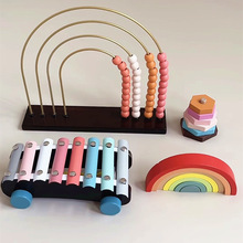 跨境CPC婴儿童早教蒙氏教具积木CE拼装宝宝益智力女孩男孩玩具