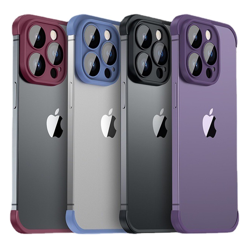Funda Protectora para Teléfono Apple 17 de Fábrica, Protección de Esquinas y Lente, Funda Verdaderamente Sin Bordes para iPhone 16 Pro, Cubierta Protectora Anticaídas