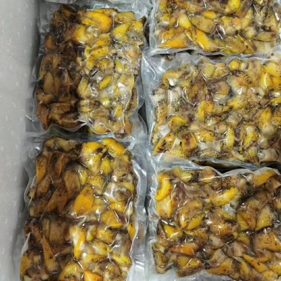 假鲍鱼大连特产凉拌菜速冻熟纯肉假鲍鱼海螺肉贝肉黄金小鲍鱼