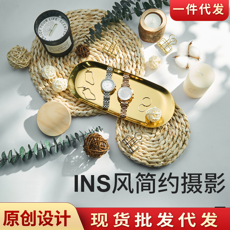 Nordic ins Photography Props Ornaments Jewelry Jewelry Products Still Life Mobile Phone Photography Decoration Internet Celebrity