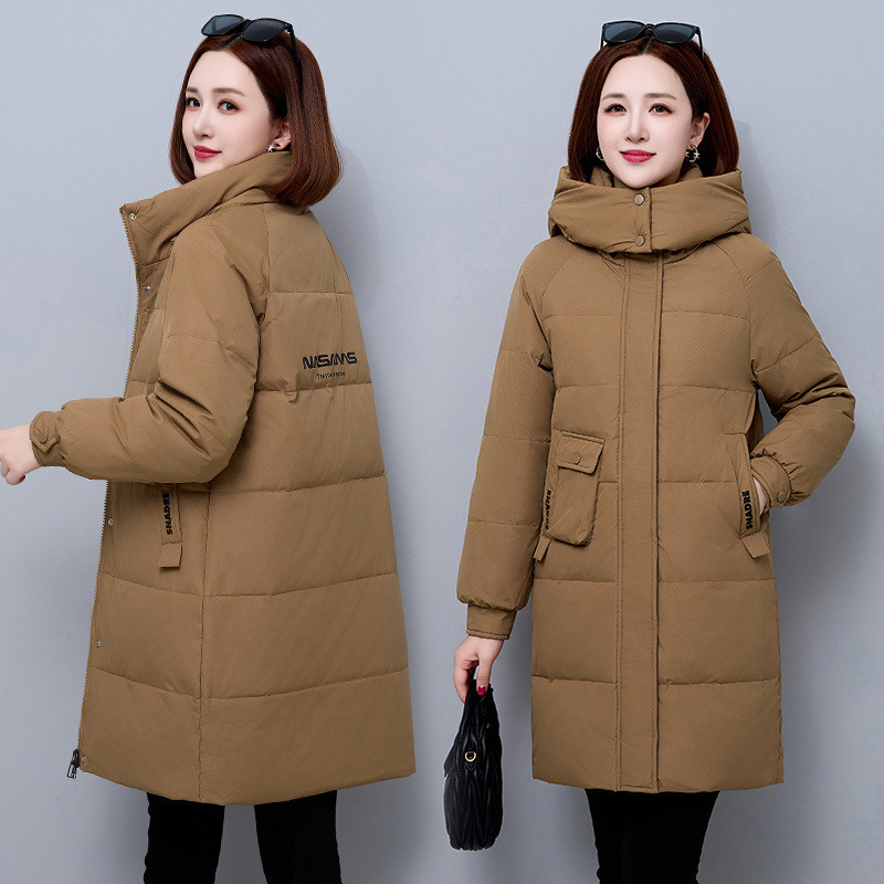 Counter Quality down Jacket for Women 2025 Winter New Style, Warm and Fashionable Mid-Length Jacket for Middle-Aged Mothers