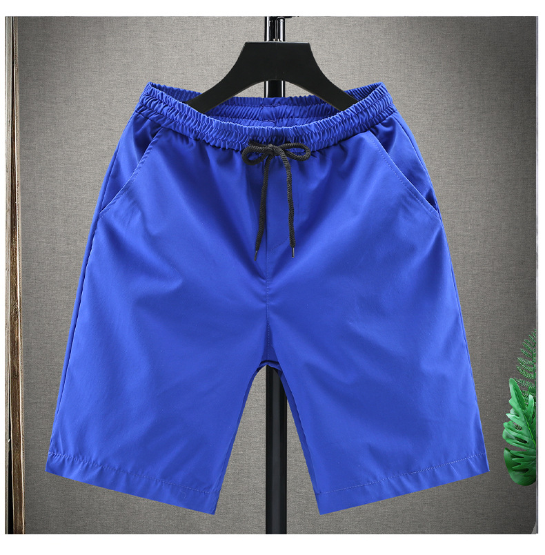 Nuovi pantaloni da spiaggia 5/4 in tinta unita casual traspiranti per coppie alla moda e belle estive mostrano pantaloncini grandi e sottili_voghion.com