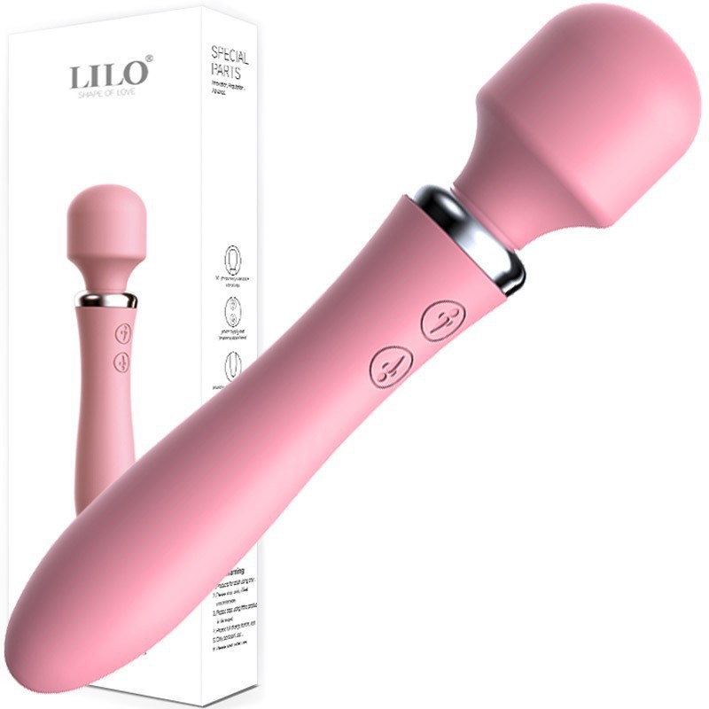 Lily Love G-Spot Dual Vibration Vibrator Female Masturbation Device, Women's Massage Stick, Adult Erotic Toy