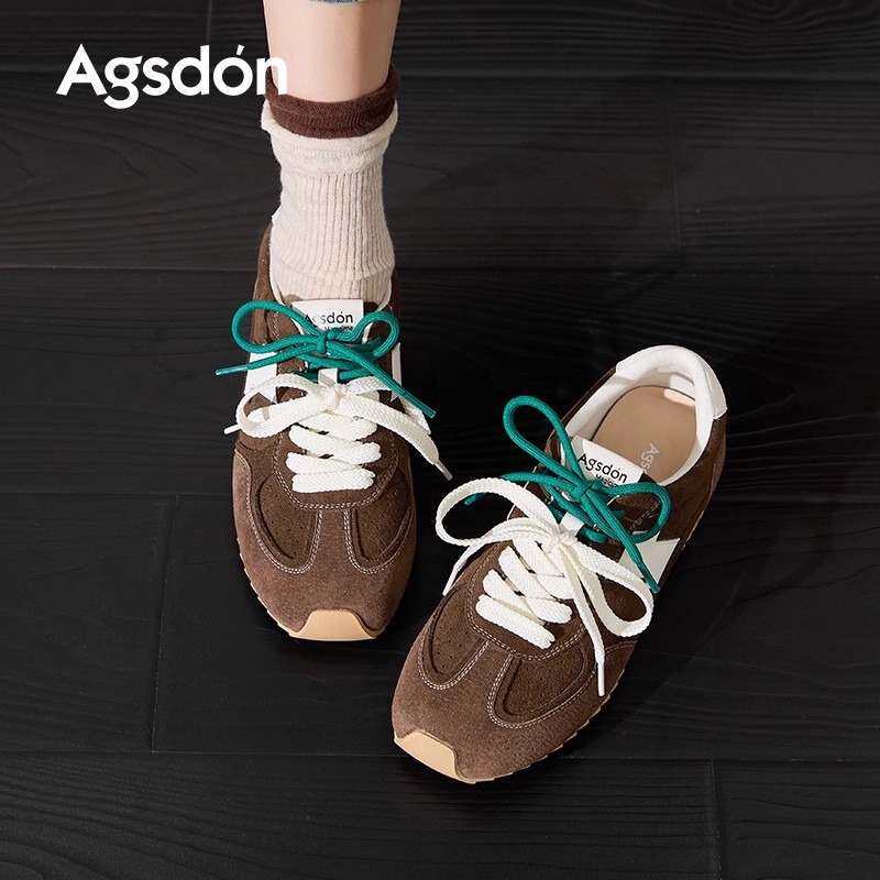 Augu Lion Dengde zapatos de entrenamiento para mujeres 2025 nuevo otoño y invierno gigante hermoso con ballet de peluche Gump zapatos deportivos casuales para mujeres