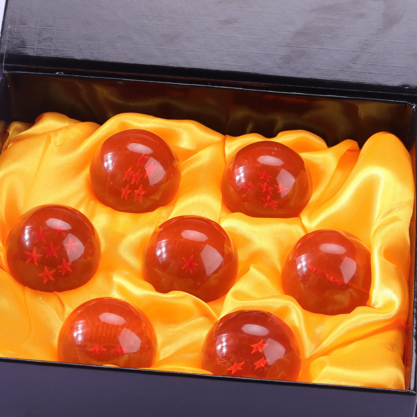 Suministro disponible de figuras de resina de Dragon Ball, adornos de bolas de resina, figuras de juguete de Dragon Ball de siete estrellas, regalos creativos.