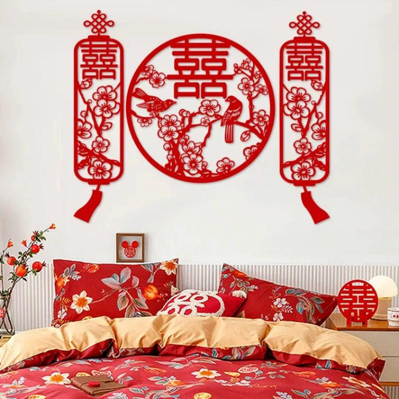 Свадебная комната меблировка гостиная спальня украшения свадебная наклейка минималистичная фоновая стена