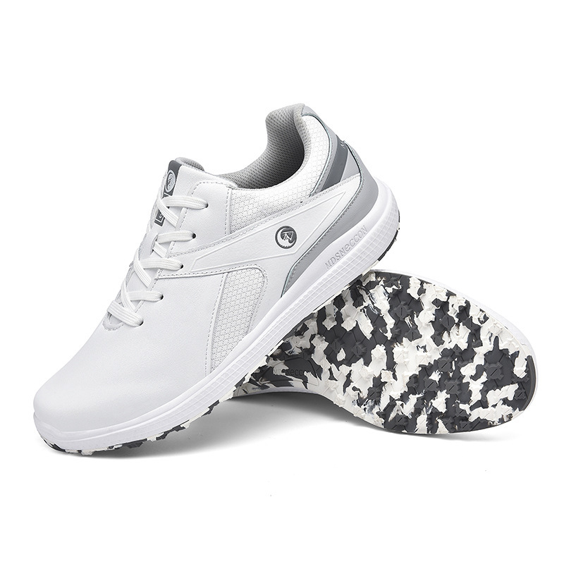 남성과 여성을 위한 골프 신발 새로운 고정 네일 버튼 새로운 방수 편안한 통기성 스포츠 골프 남성 신발
