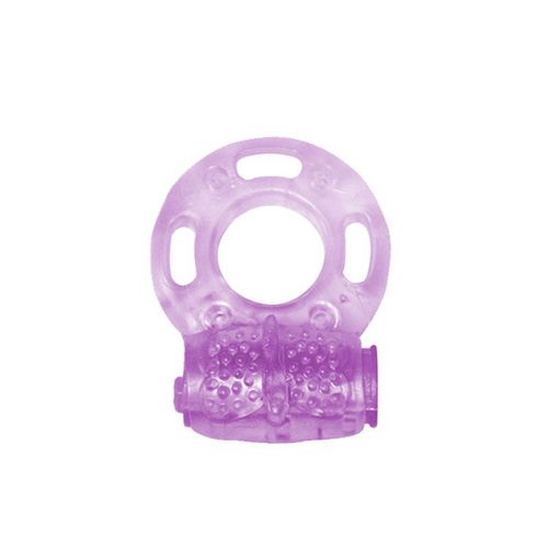 Adult products manufacturer direct sale crystal butterfly vibrating ring, male vibrating cock ring, pleasure penis sleeve ring