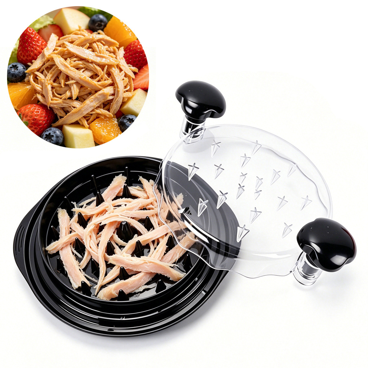 New Cross-Border Chicken Food Processor, Pet Meat Shredder, Manual Vegetable Shredder, Kitchen Tool Separator