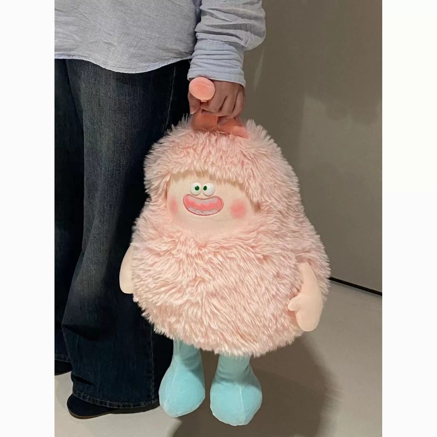 Милая забавная длинношерстная плюшевая игрушка монстр кукла уродливая милая кукла супер мягкая тряпичная кукла для подарка на день рождения для женщин