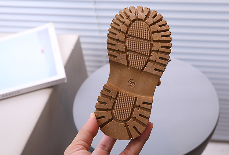 Botas de algodão com pelúcia para crianças meninos e meninas_voghion.com