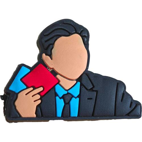New Football Series Crocs Shoe Flower Shoe Buckle Accessories DIY Soft Plastic Decorative Patch Removable Shoe Buckle Shoe Flower