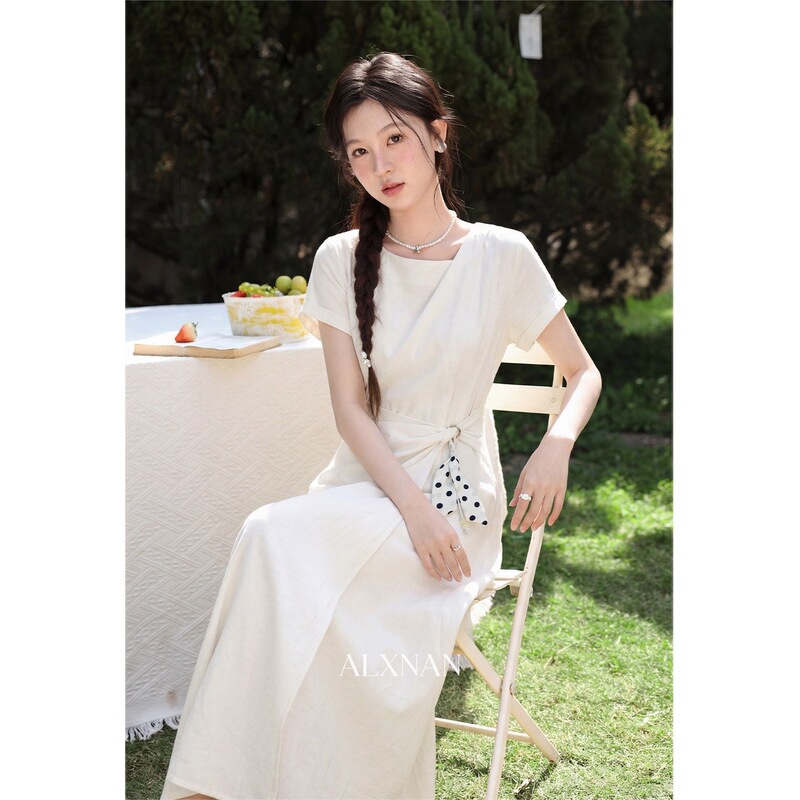 "Lucerne Song" French-Style Gentle First Love Romantic Temperament Women's New Summer Hanfu Dress "Lucerne Song" French-Style Gentle First Love Romantic Temperament Women's New Summer Hanfu Dress