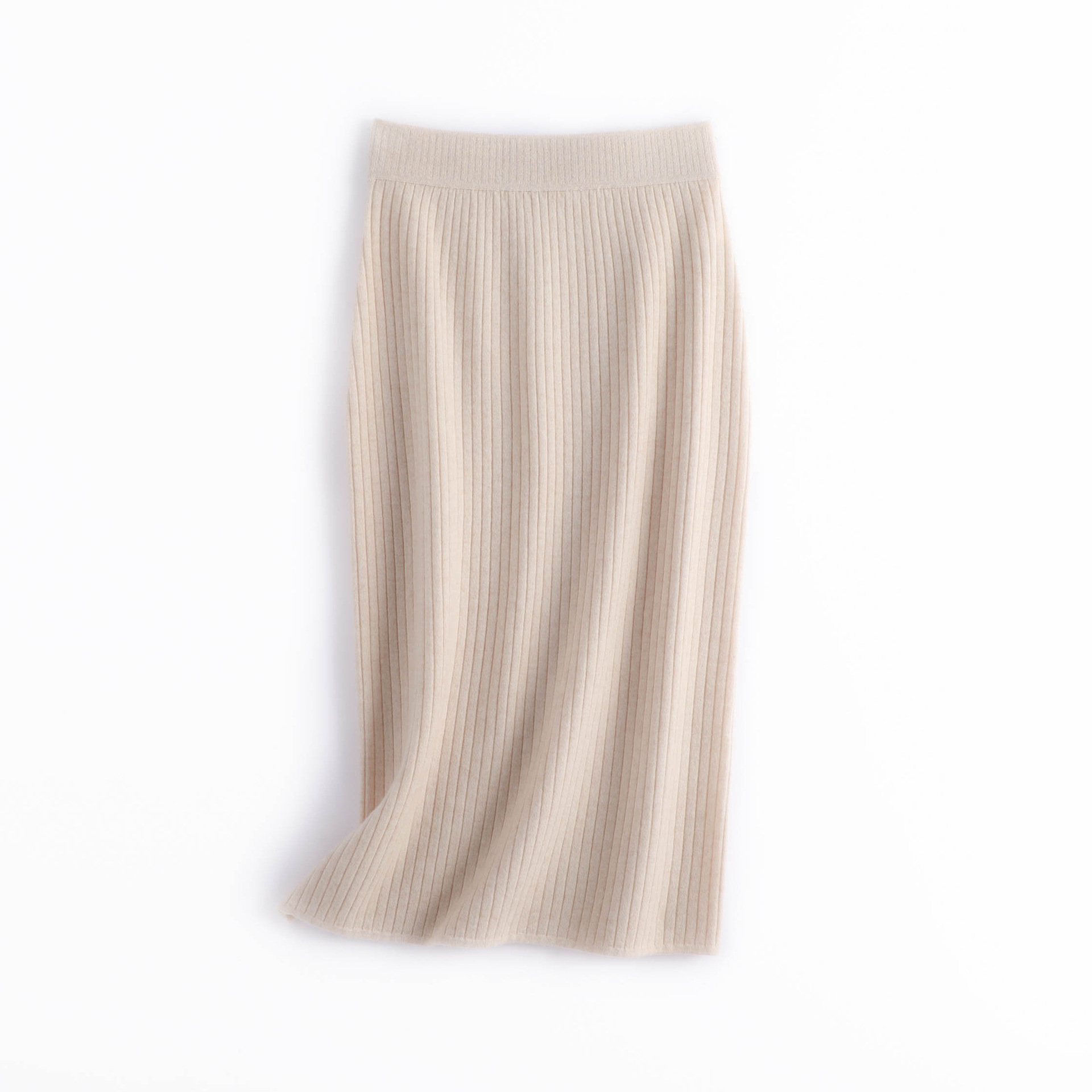 캐시미어 엉덩이 치마 여자 치마 2021 새로운 겨울 중간 길이 꽉 세트 스커트 높은 허리 원스텝 스커트