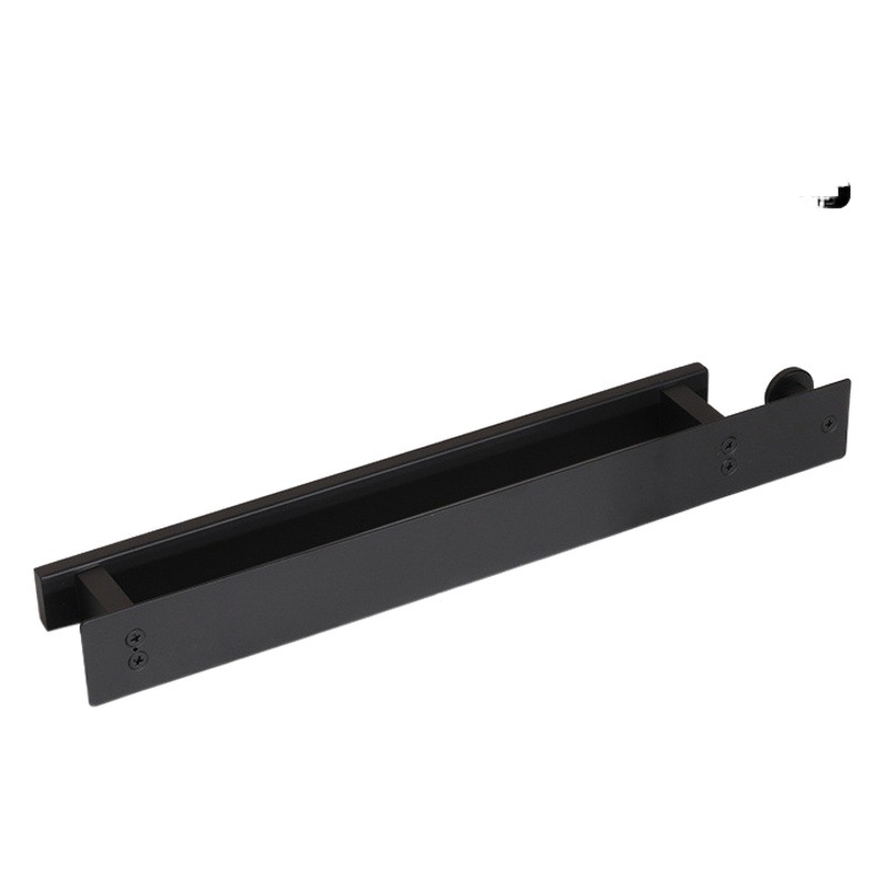 Toallero de acero inoxidable para baño, sin perforaciones, con gancho, barra individual, vertical, de pared, para toallas de baño.