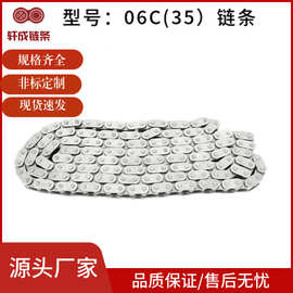 3分06C-160L单排双排工业机械传动运输用短节距精密滚子链链条厂