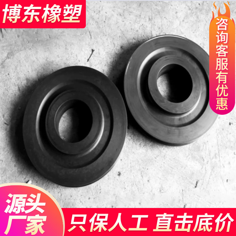 厂家供应尼龙滑轮黑色浇铸含油尼龙滑轮尼龙塑料异形件大型尼龙轮