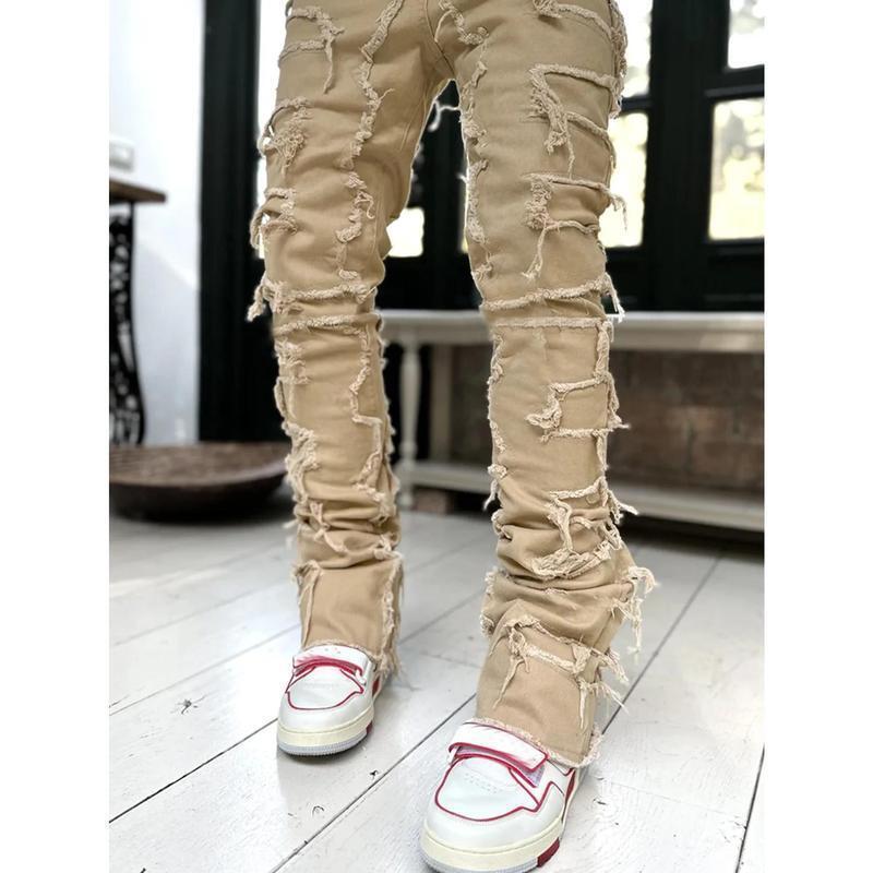 Stretchy Vintage Be Stacked Jeans For Men Premium Raw|undefined