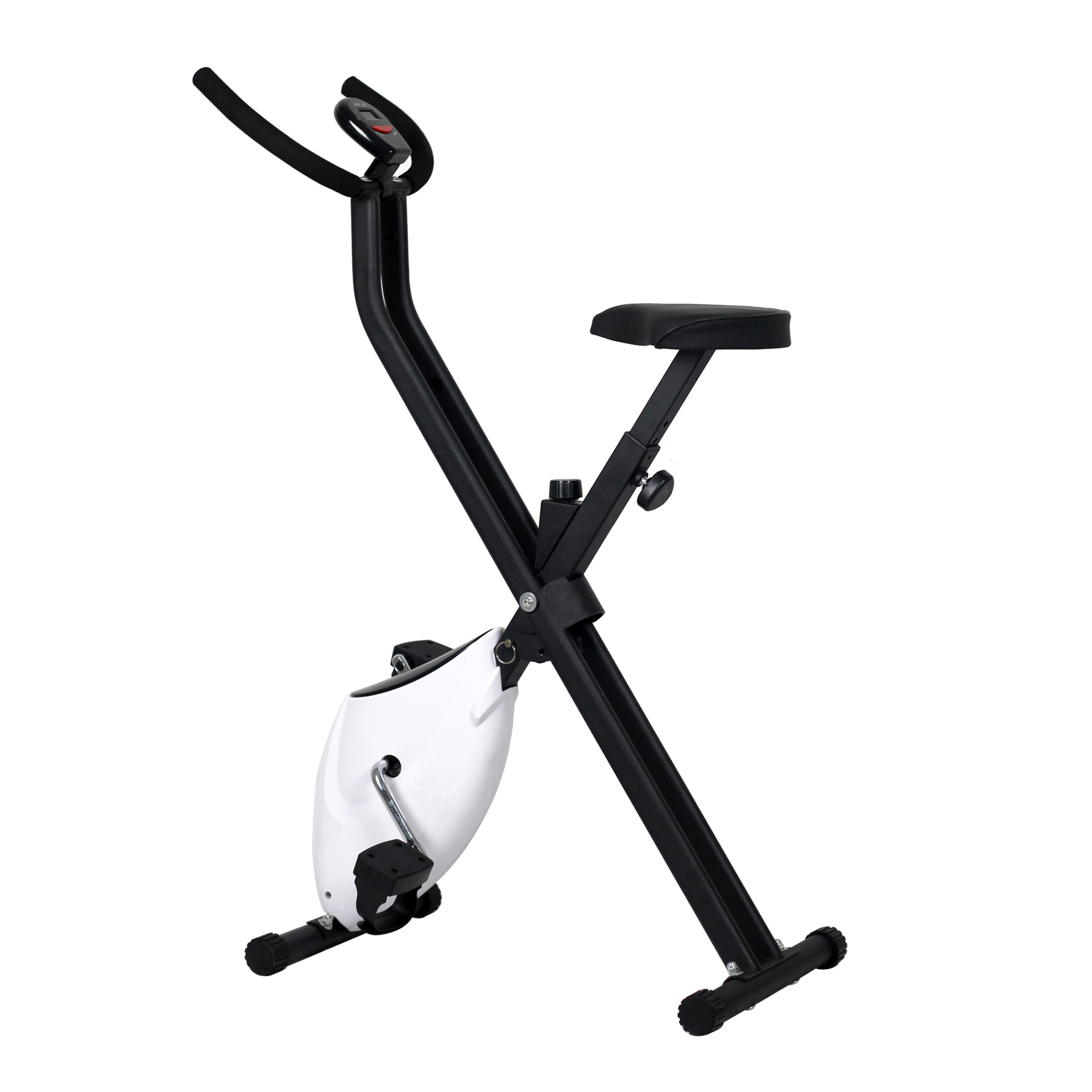 Cross-Border Manufacturer Home Fitness Equipment Aerobic Exercise Folding Webbing Exercise Bike Fat Loss