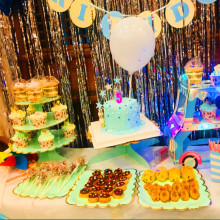 蛋糕盘子一次性纸盘儿童生日派对用品野餐盘烧烤盘甜品台摆盘碟子