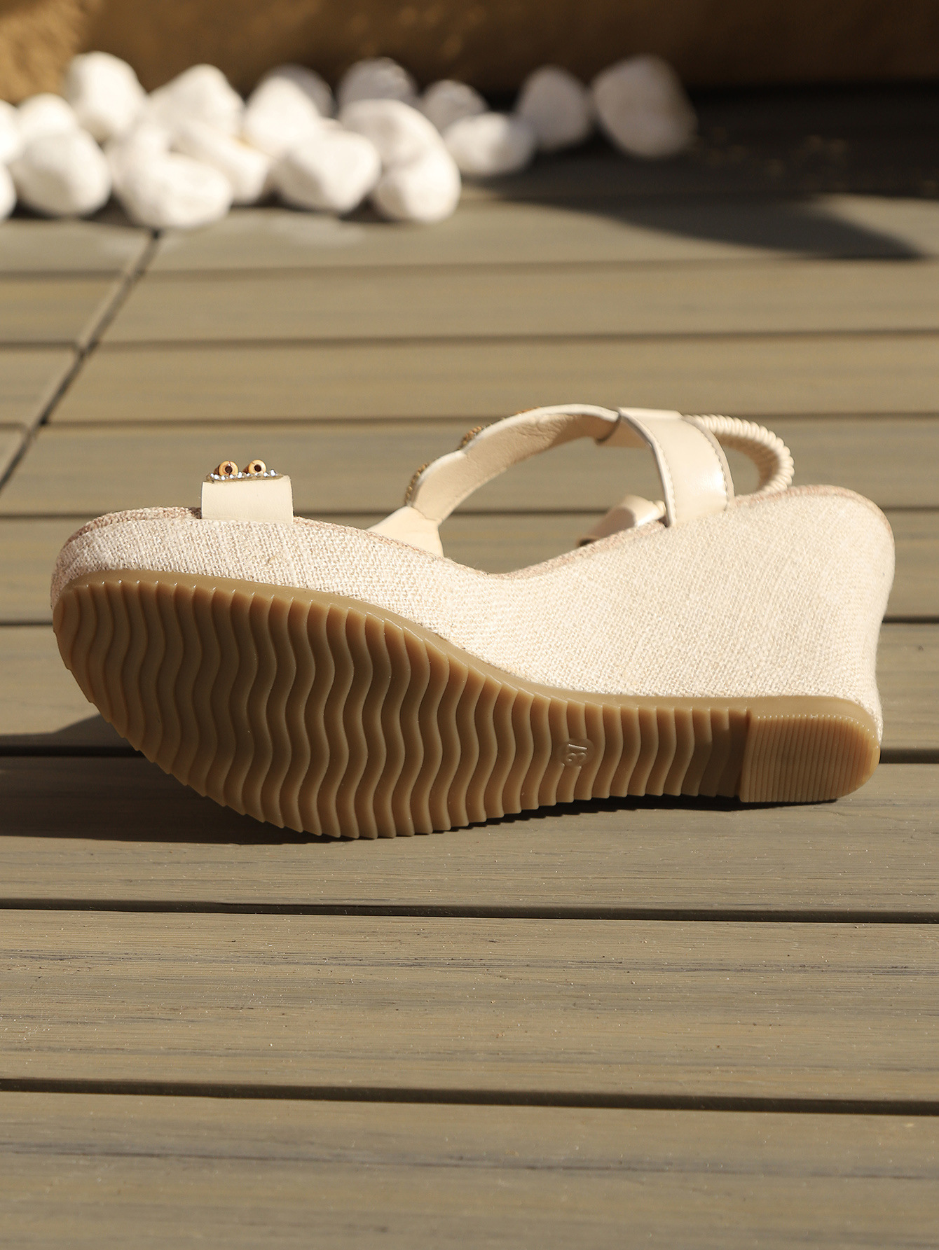Womens Plus Size Bohemian Wedge Sandals Summer Platform Sandals_voghion.com