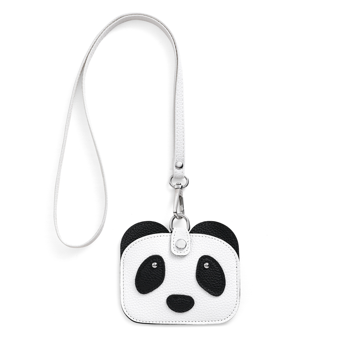 Nuevas bolsas de tarjetas de órgano encantadoras de dibujos animados creativas coreanas mini cremallera panda bolsa de cambio certificados de almacenamiento