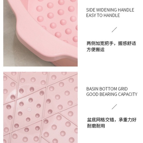 Plastic basin wholesale foot bath basin heighten foot basin winter women's enlarged massage plastic foot bath bucket home foreign trade