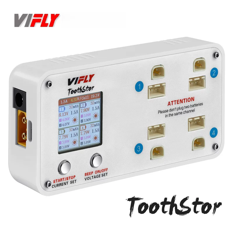 Vifly Toothstor, дрон-проходная машина по кругу, поддерживает зарядное устройство для батарей BT3.0 и XH2.54 2S
