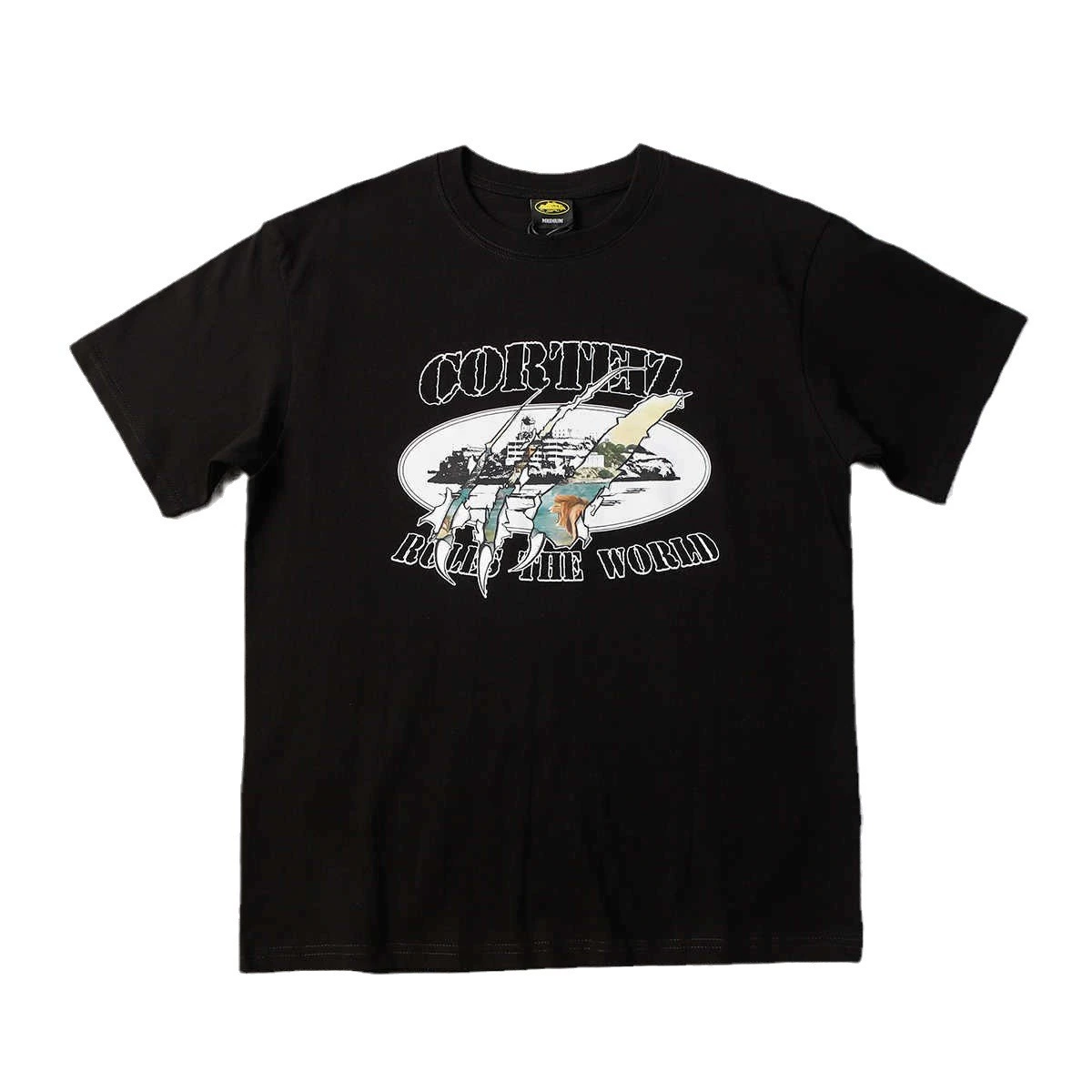 Base summer T-shirt, with short sleeve, oversize