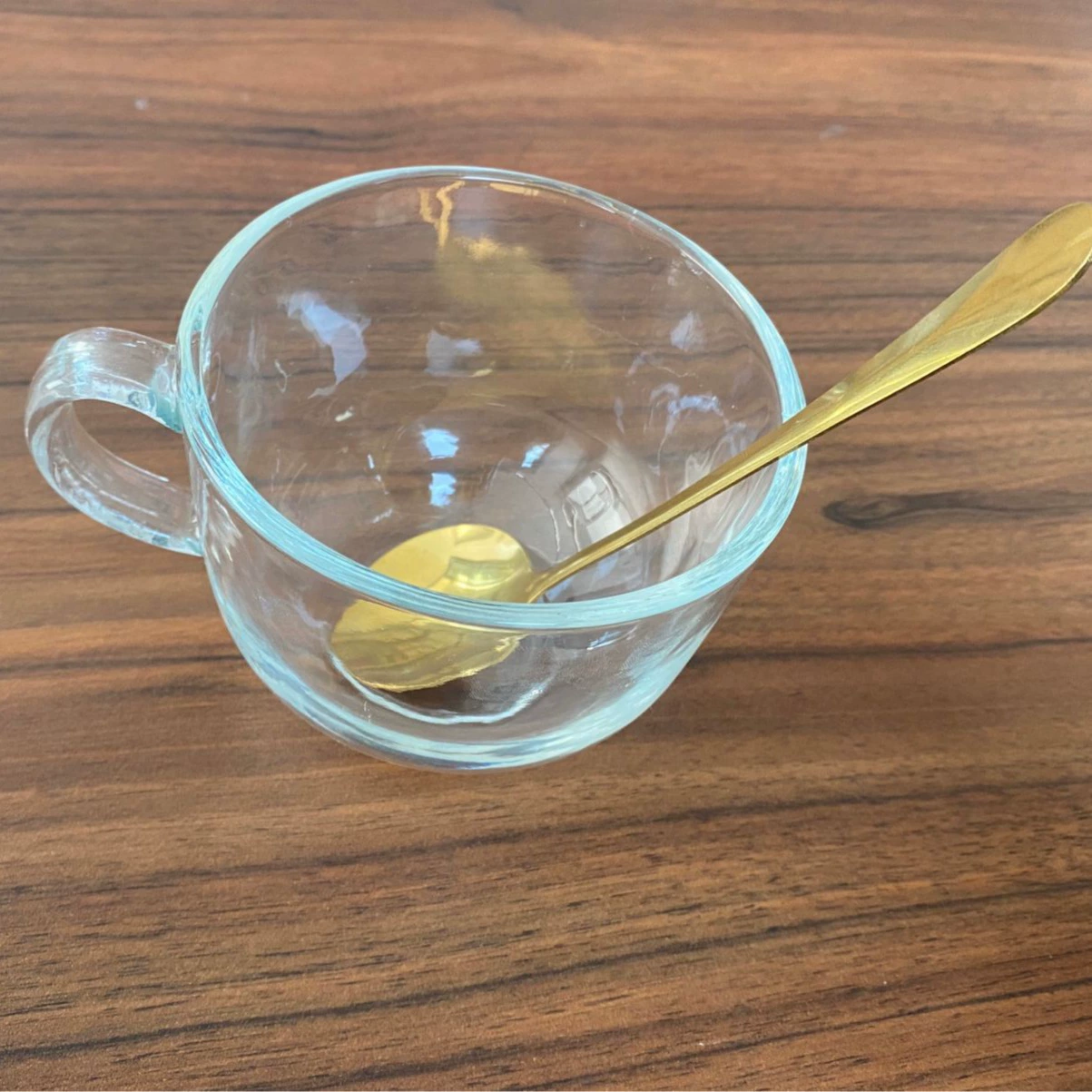 (Не продается отдельно) Чашка для молока + ложка коричневая стеклянная овсяная каша корень лотоса крахмал суп чашка для завтрака Бытовая термостойкая