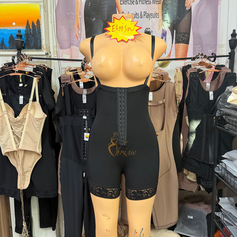 Double-Layer High Compression Shapewear for Women, Sleeveless Bodysuit with Chest Compression, Tummy Control Shapewear with Fishbone