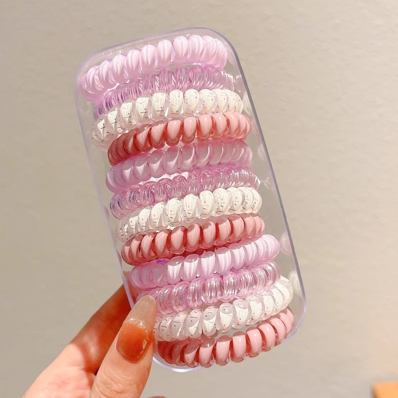 Lazo para el cabello, cuerda para el cabello, lazo para el cabello, lazo para el cabello, cola de caballo, línea telefónica de alta elasticidad, cuerda para cabeza gruesa para mujer, banda de goma coreana