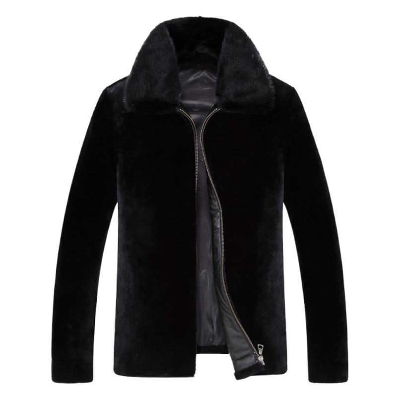 Зимняя шерстяная куртка из норки Haining