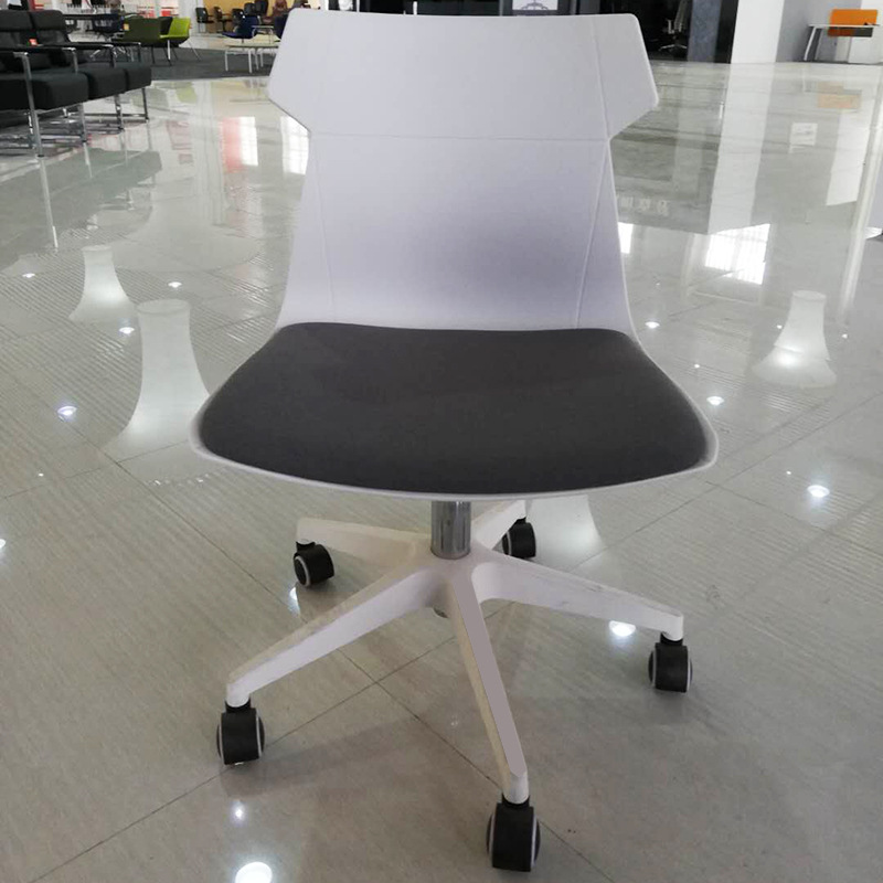 简约电脑椅办公椅升降转椅家用座椅塑料靠背职员椅旋转网布会议椅