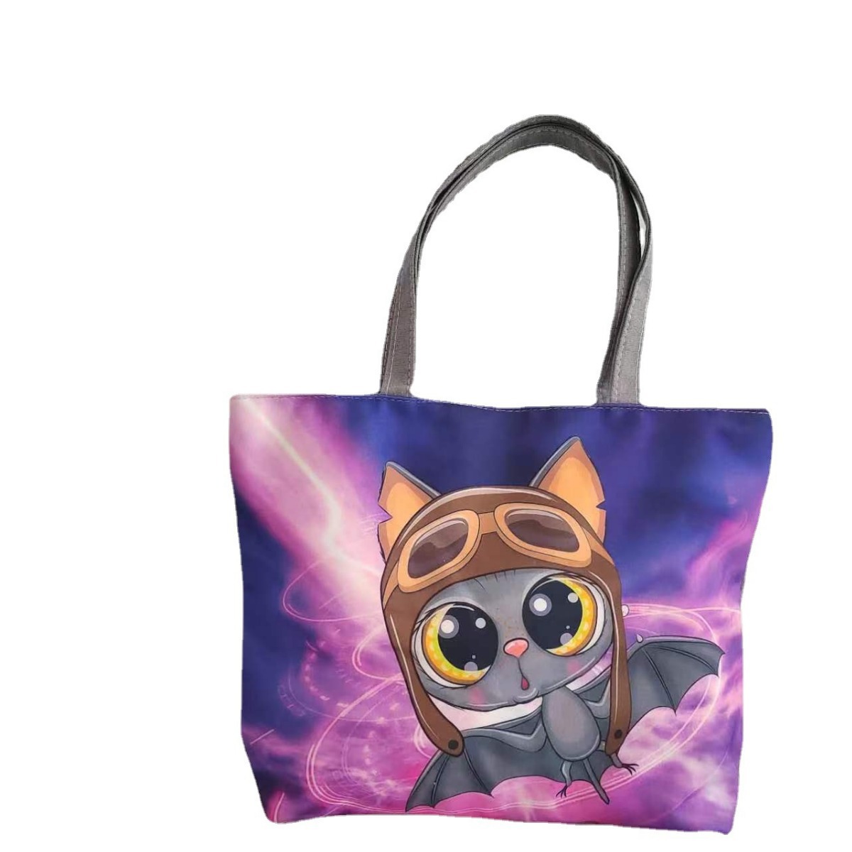 Bolsa de lona de gran capacidad para mujeres 2023 de alta temperatura de transferencia de calor bolsa de hombro de flores bolsa de lona bolsa de mujer bolsa de momia portátil