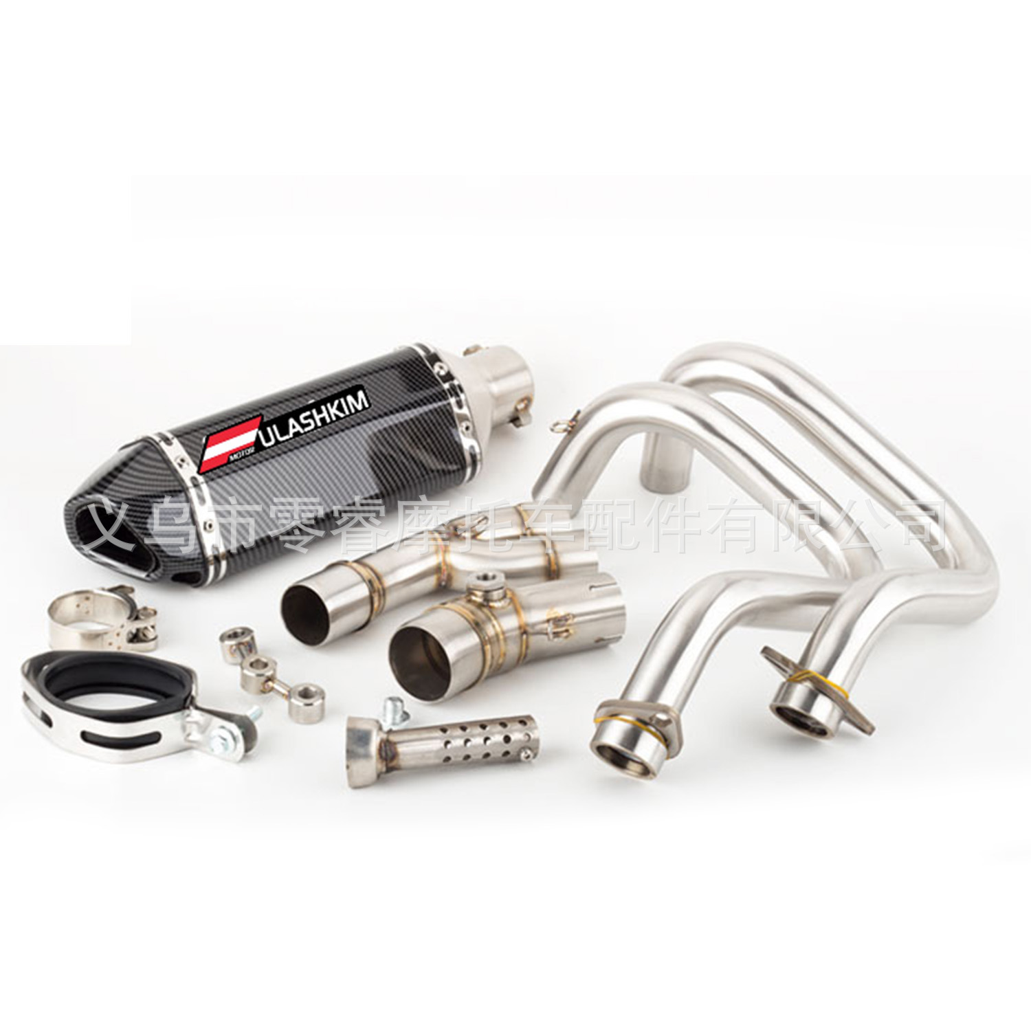 Motorcycle Modified Exhaust Suitable for Kawasaki Er6N Er6F 12-16 Ninja 650R Z650 17-21