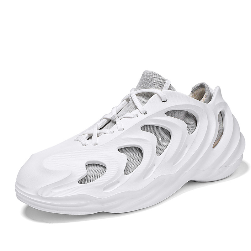 Papá zapatos hombres 2024 nuevos zapatos de coco deportivos transpirables primavera y verano calcetines de tendencia zapatos para correr