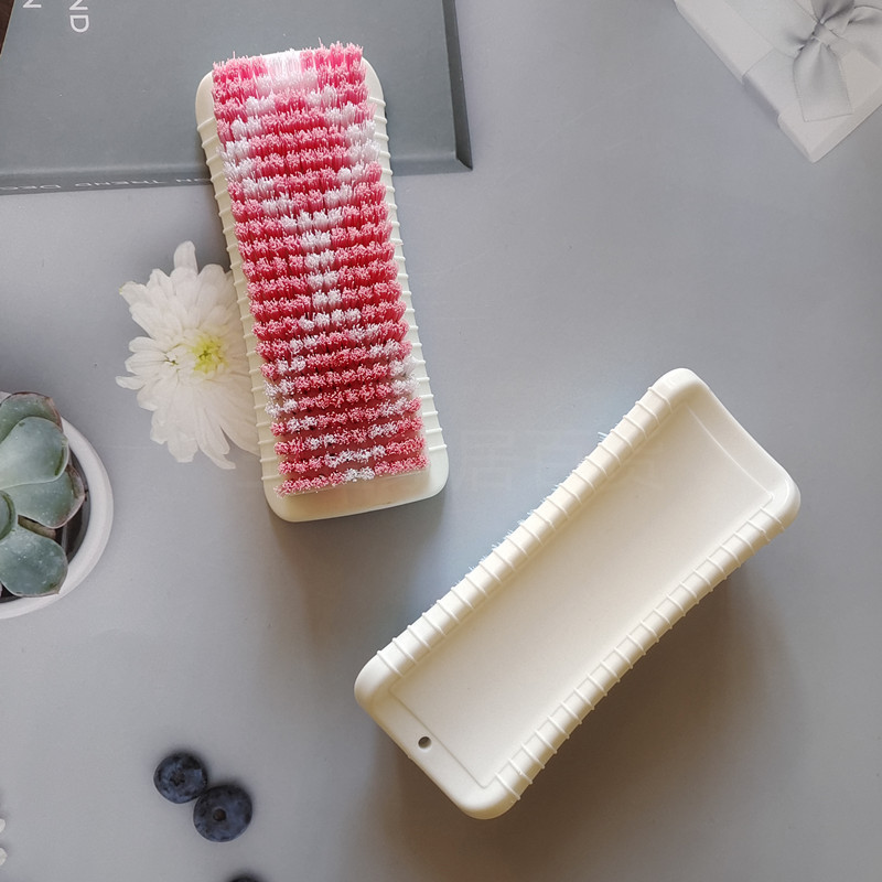 New board brush color two-color bristle nylon brush cleaning laundry brush does not hurt clothes laundry brush Laundry shoe brush