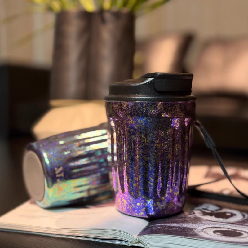 New High-Looking Pure Titanium Coffee Cup, Portable Rope Thermos Cup, Sports Outdoor Cup, Business Gift Cup New High-Looking Pure Titanium Coffee Cup, Portable Rope Thermos Cup, Sports Outdoor Cup, Business Gift Cup