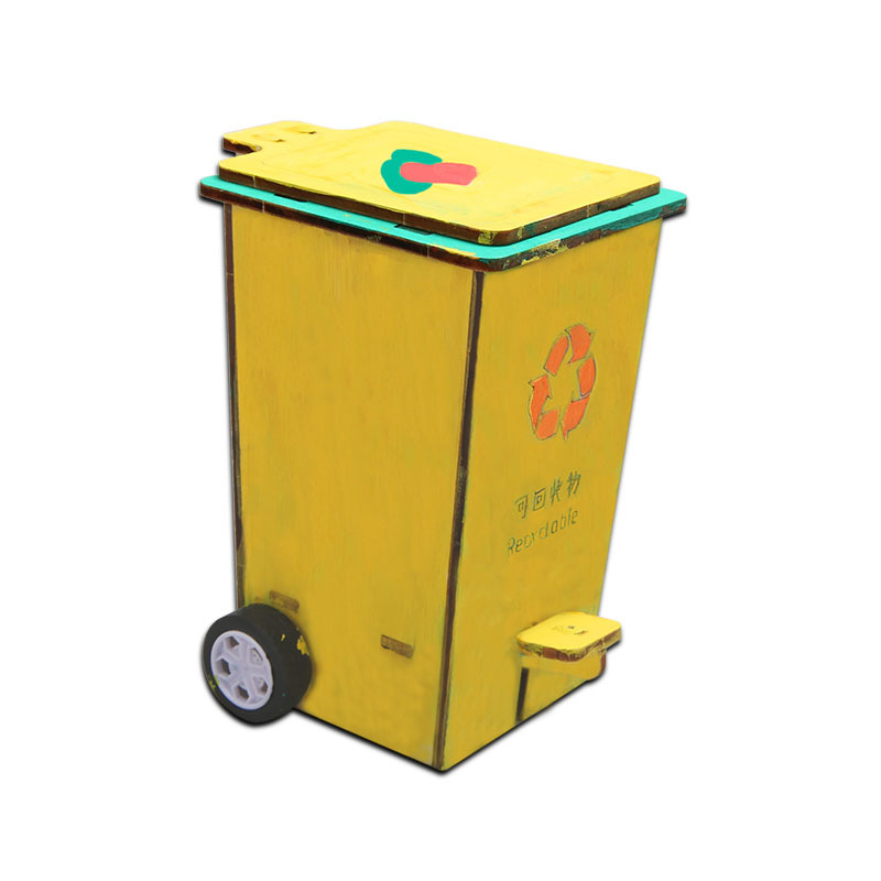 Juguetes educativos para niños al por mayor experimento científico estudiante Tecnología pequeña producción de madera basura modelo de enseñanza