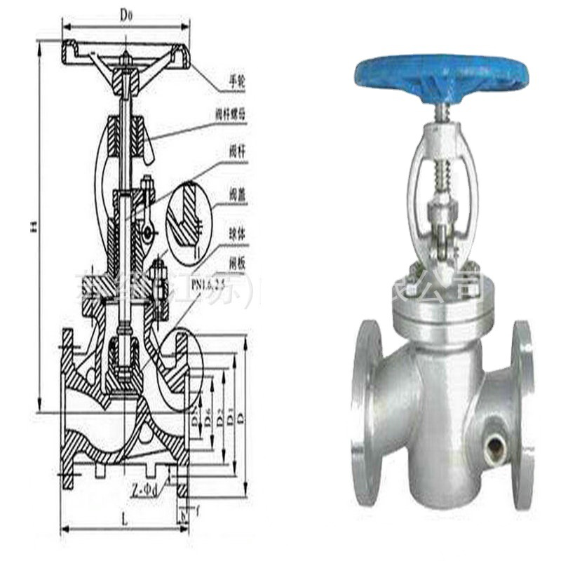 不锈钢保温截止阀BJ45W-16P,R,C_夹套保温截止阀_不锈钢截止阀