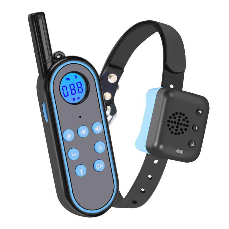 新型音声対談訓練犬器対談音声電撃振動吠えペット首輪音声対談|undefined
